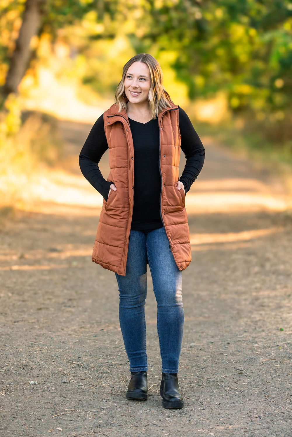 Harlow Long Vest