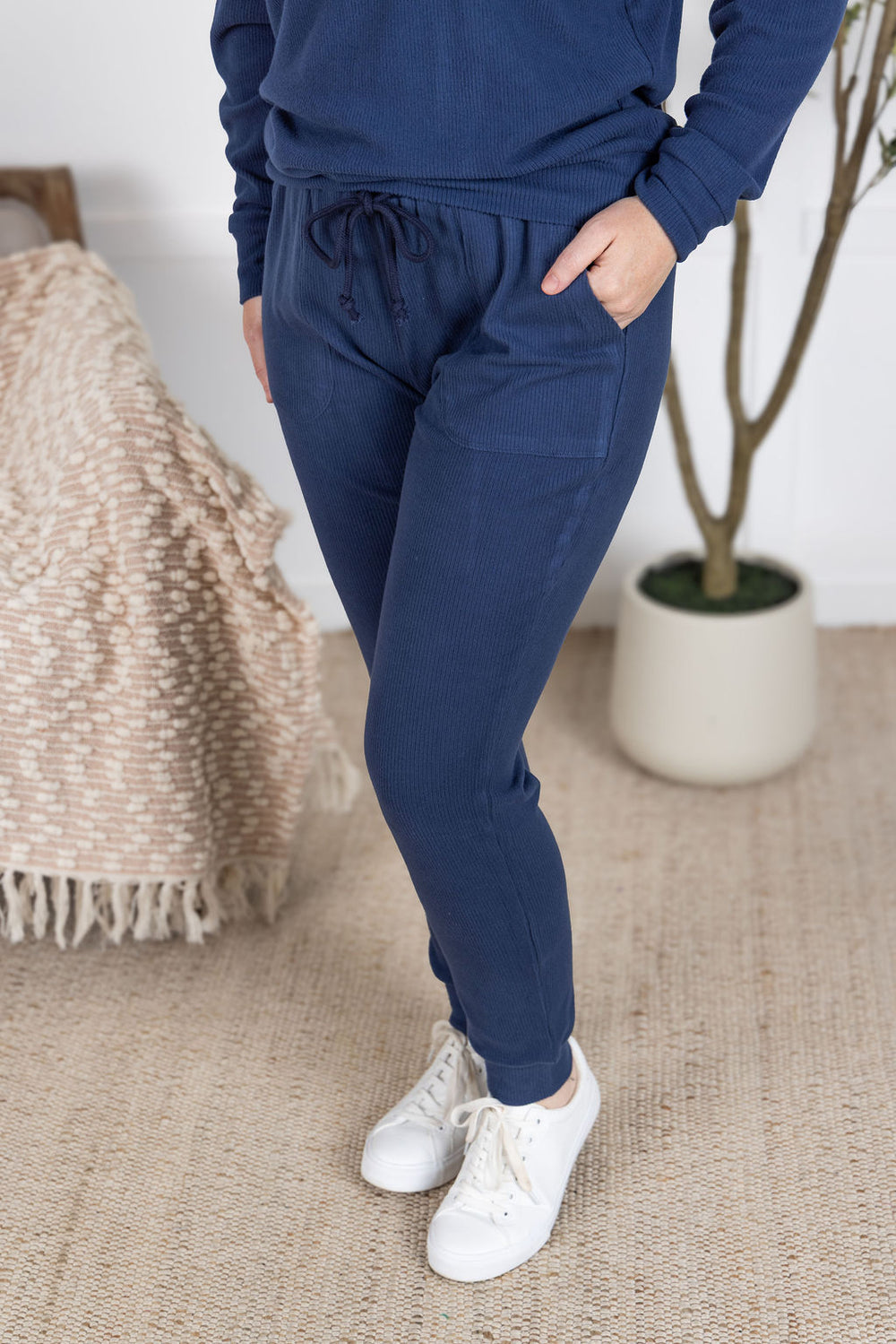 Corrine Ribbed Joggers