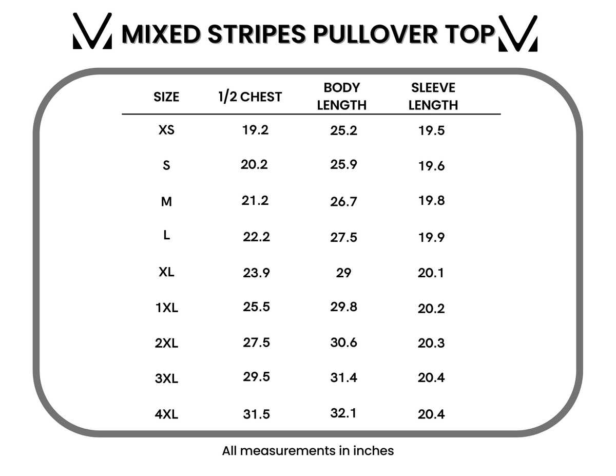 Mandy Mixed Stripe Top