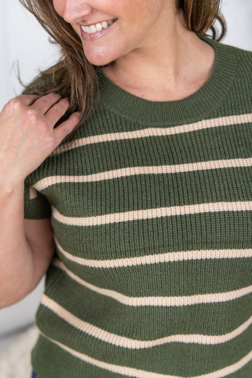 Devin Short Sleeve Sweater