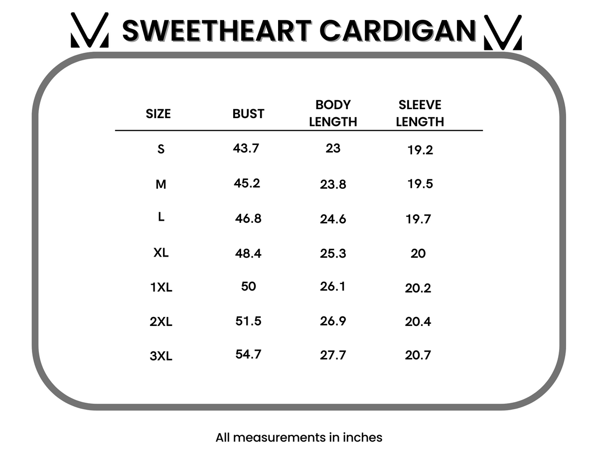 Sweetheart Cardigan - Tan *Online Exclusive