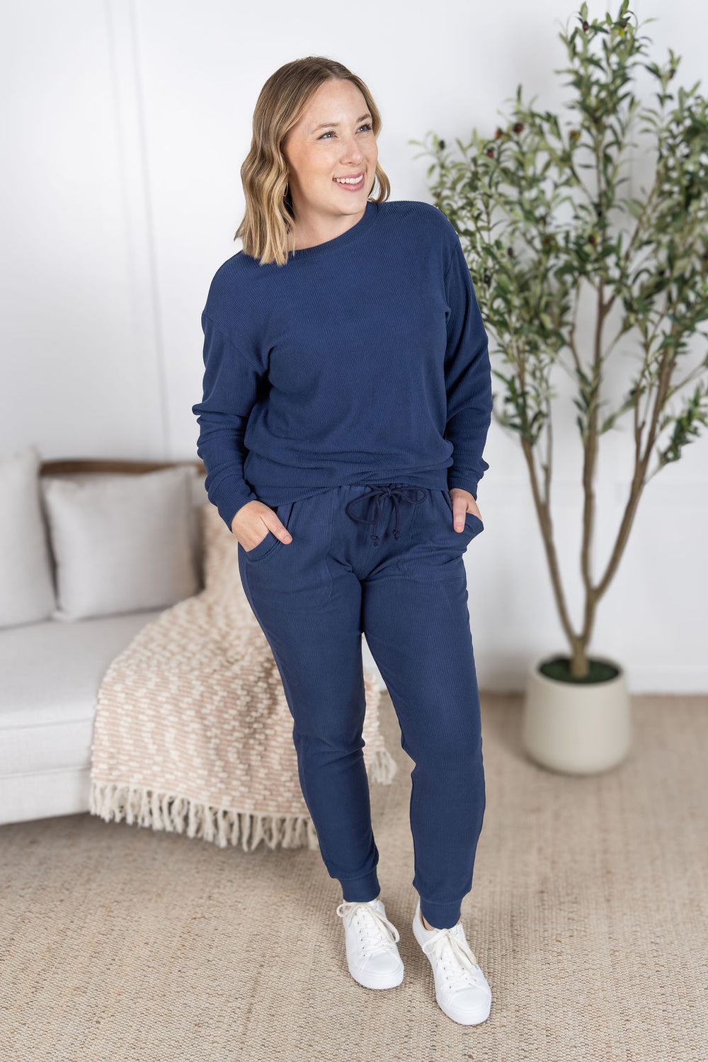 Corrine Ribbed Joggers