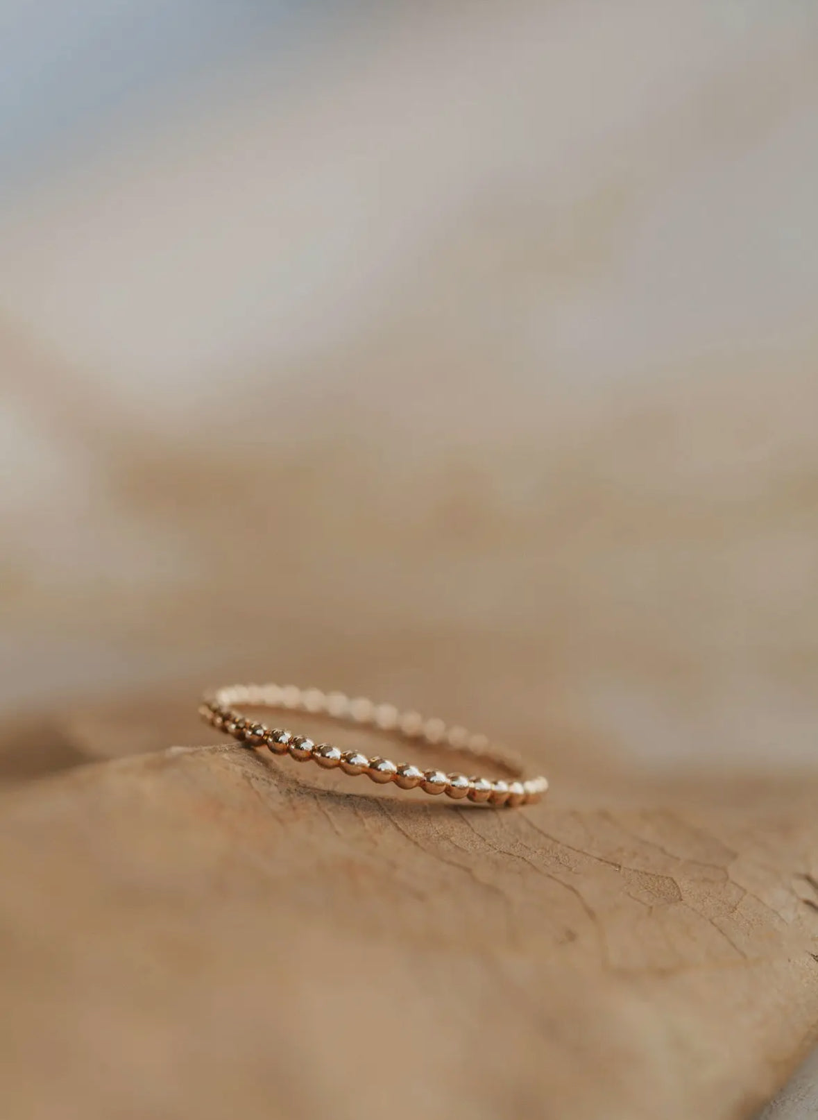 Beaded Ring | 14kt Gold Fill