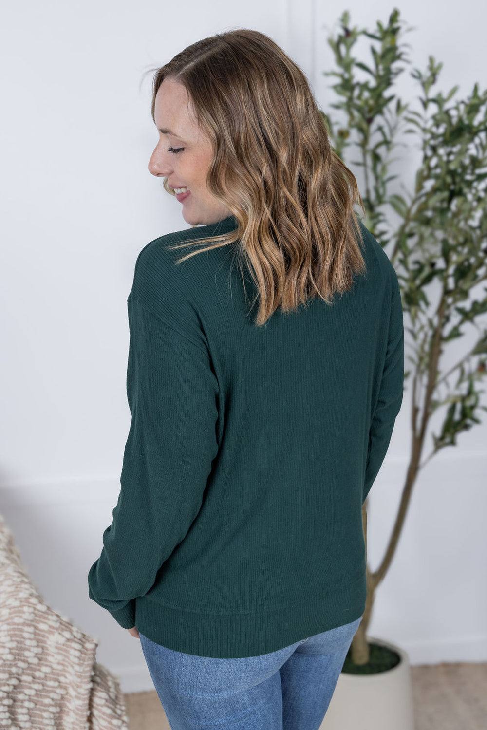 Corrine Ribbed Pullover Top