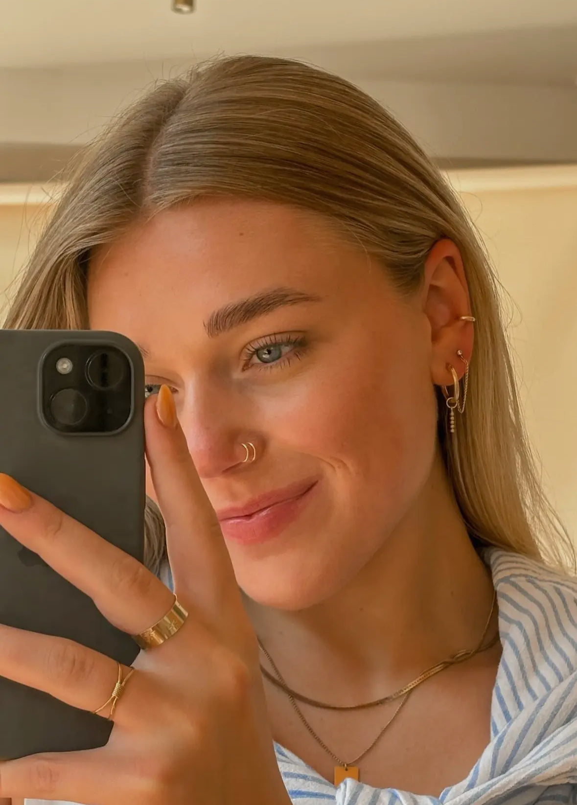 Double Up Ear Cuff | Sterling Silver
