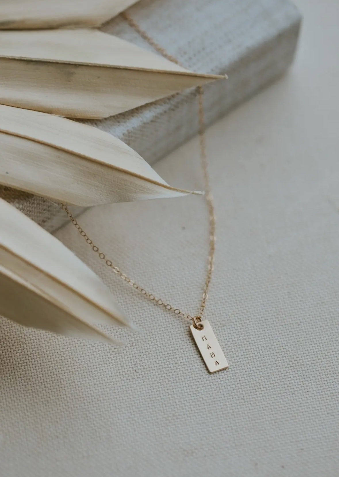Mama Necklace | 14kt Gold Fill + Sterling Silver