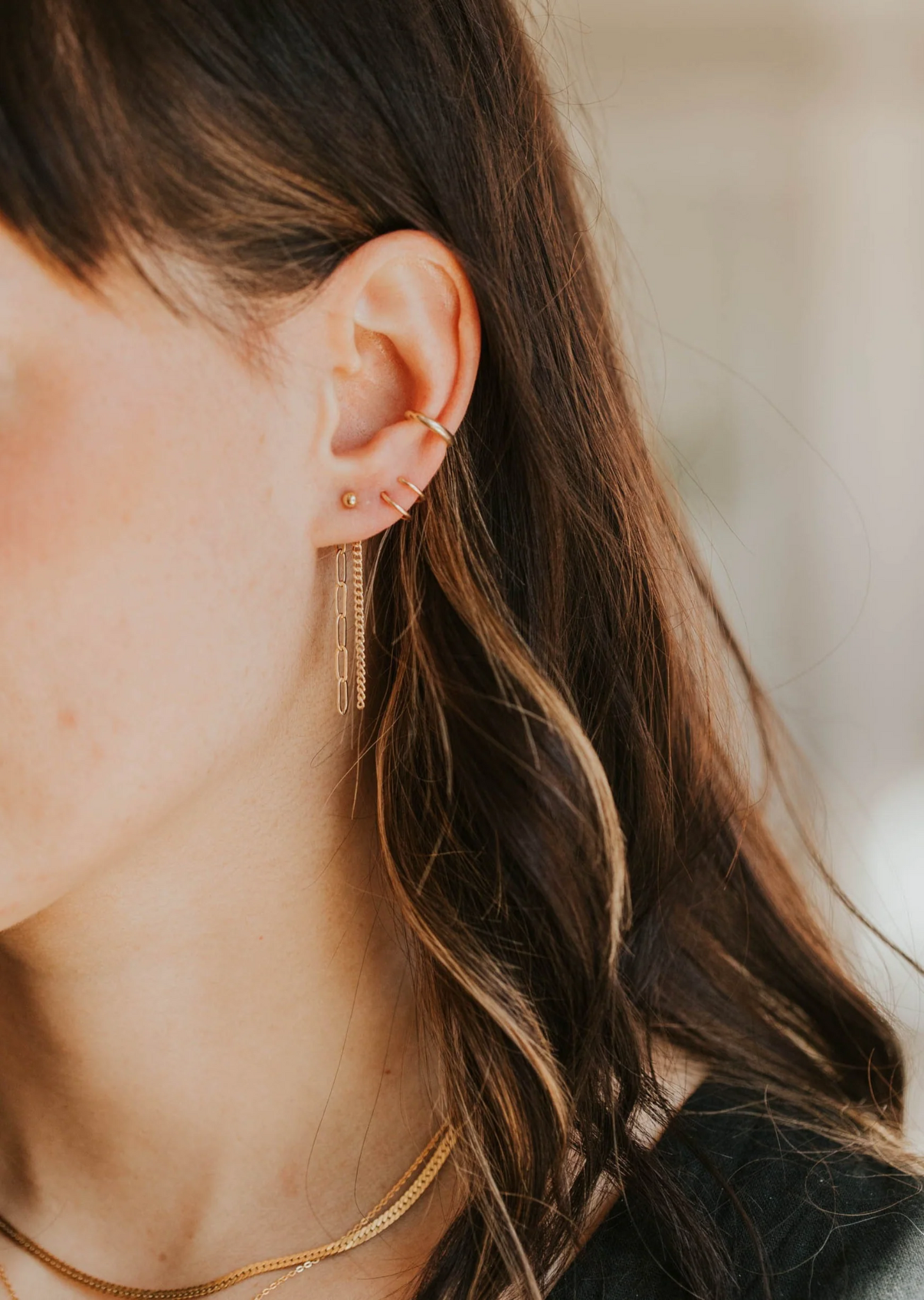 Tiny Twist Earrings | 14kt Gold Fill + Sterling Silver