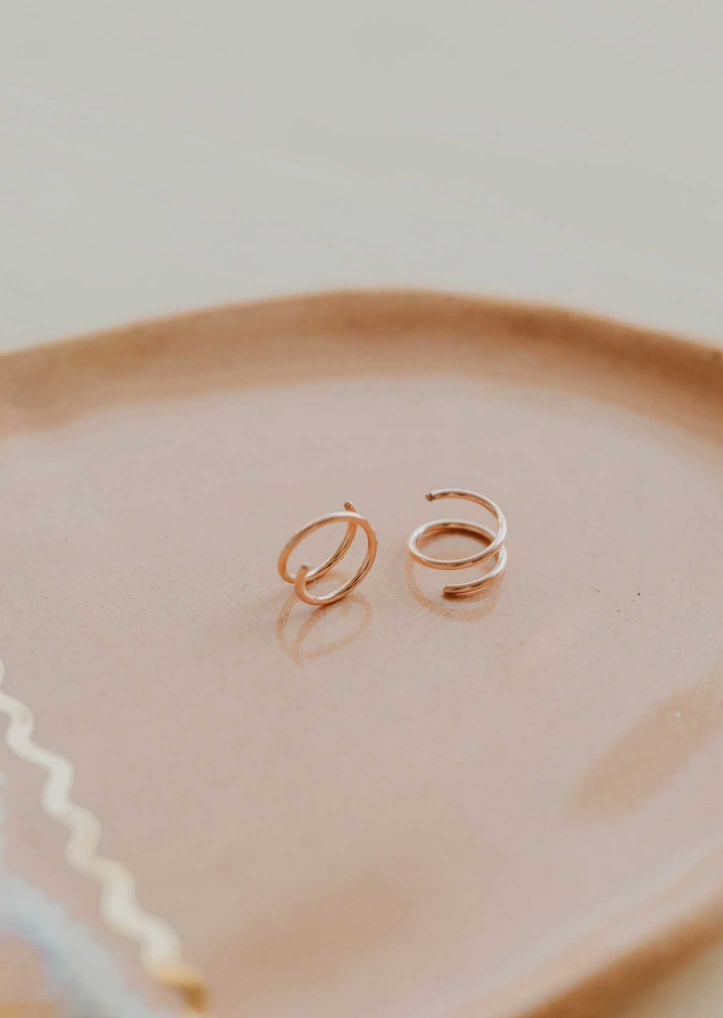 Tiny Twist Earrings | 14kt Gold Fill + Sterling Silver