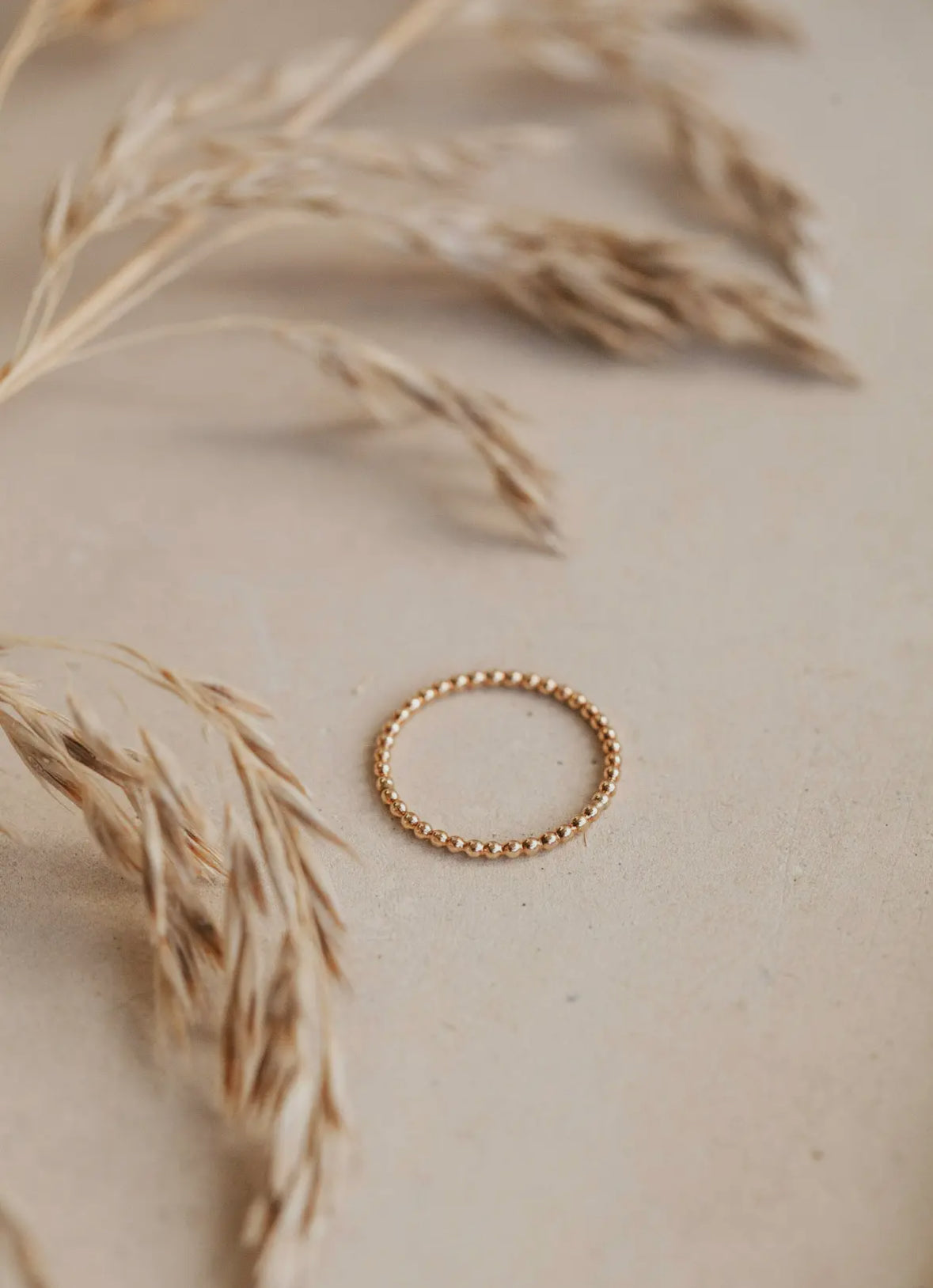 Beaded Ring | 14kt Gold Fill