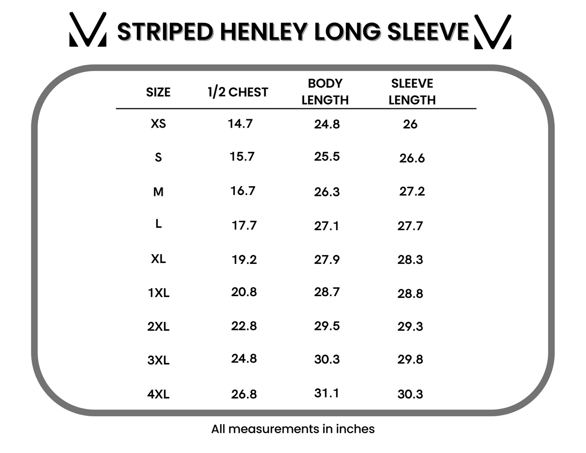 Striped Henley Long Sleeve *Online Exclusive*