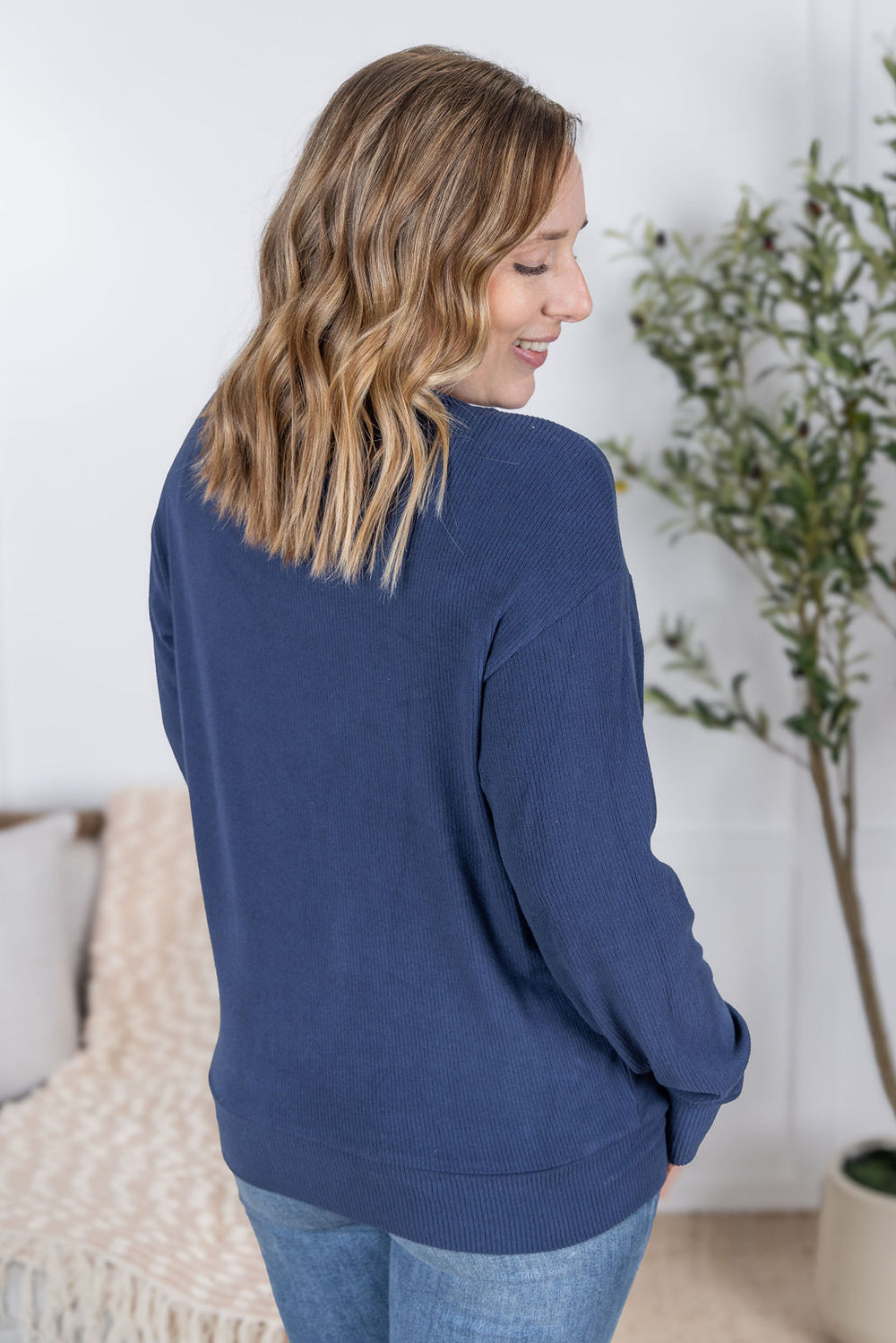 Corrine Ribbed Pullover Top