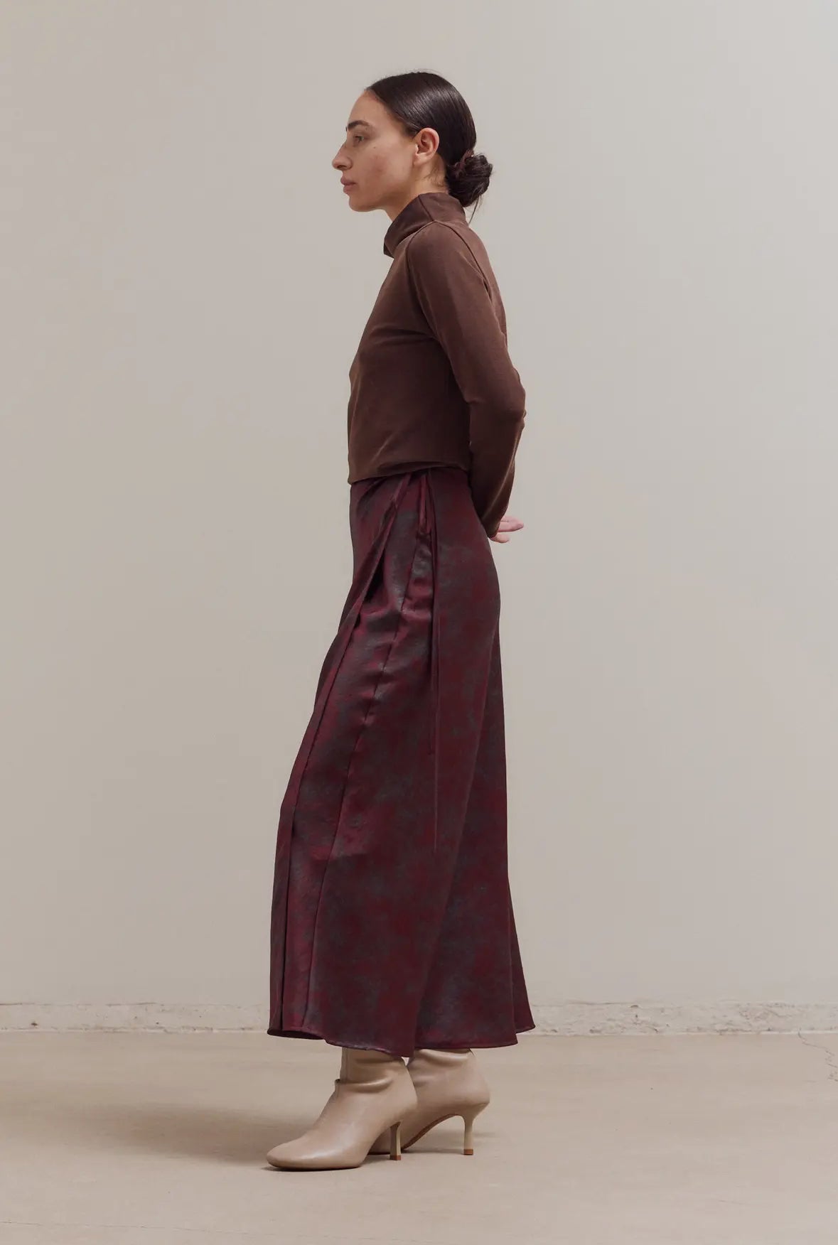 Holiday Drape Wrap Skirt