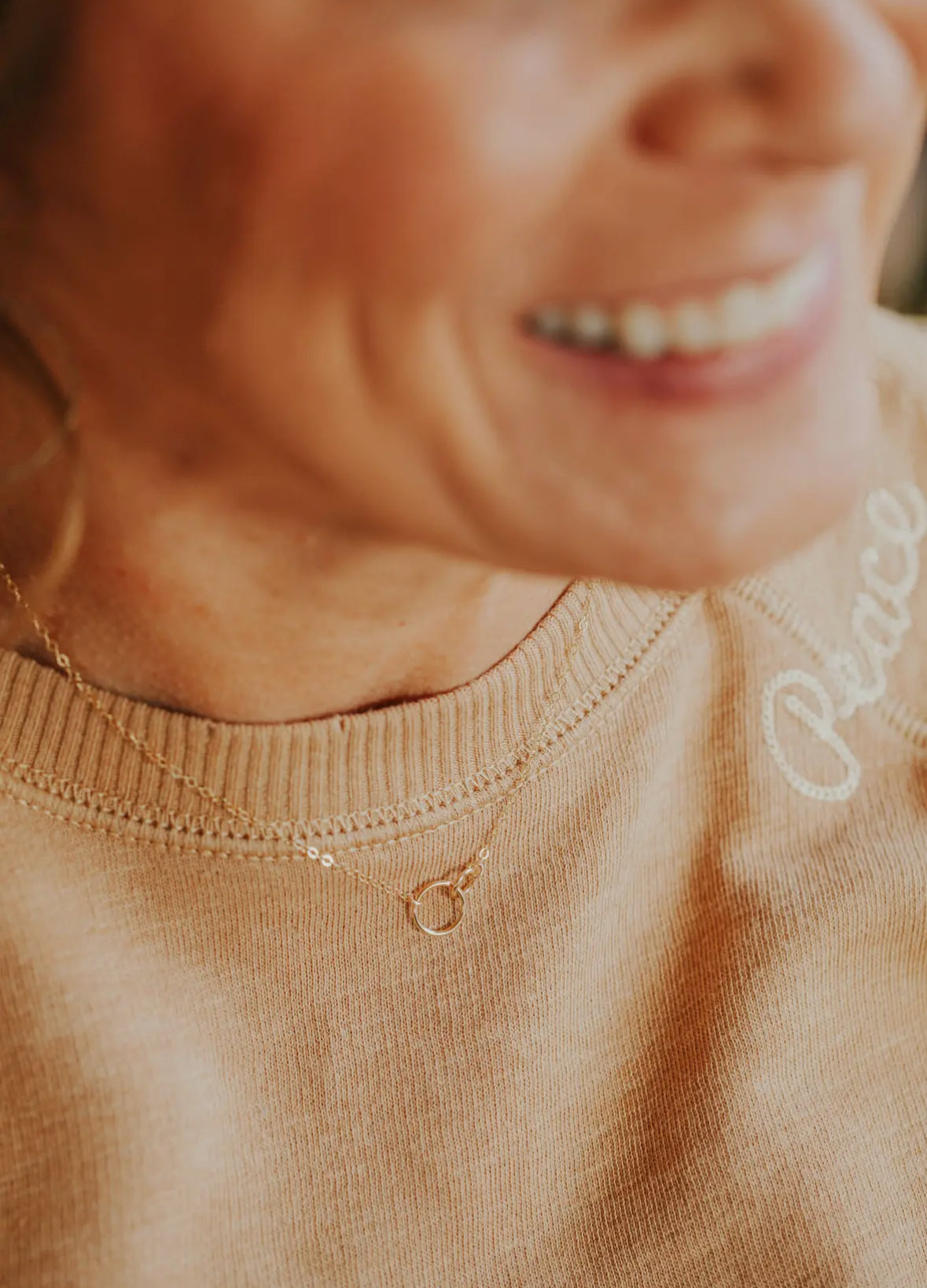 Tiny Links Necklace | 14kt Gold Fill + Sterling Silver