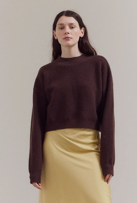 Knitted Crewneck Top