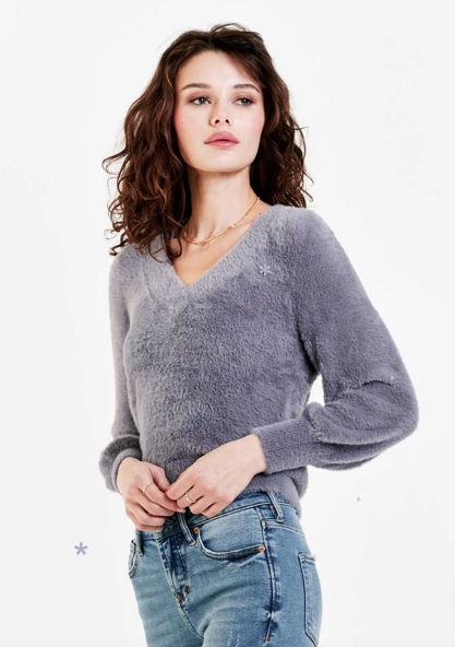 Valli Plush Fragrant Lilac Sweater
