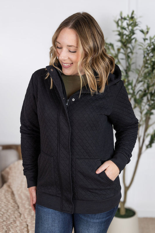 Kyla Zipper Snap Jacket