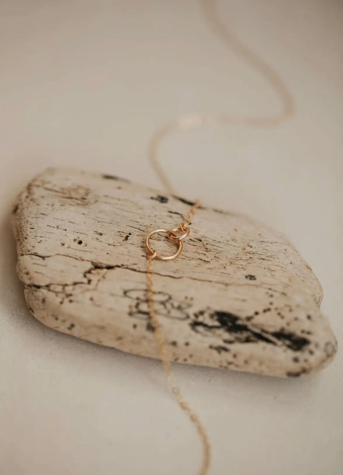 Tiny Links Necklace | 14kt Gold Fill + Sterling Silver