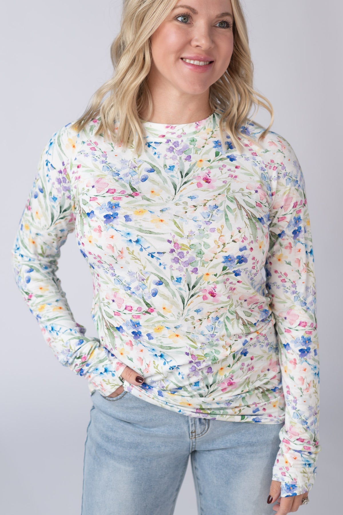 Blair Long Sleeve Top - Cottage Floral *Online Exclusive*