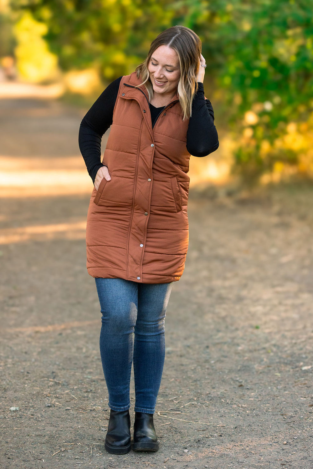 Harlow Long Vest