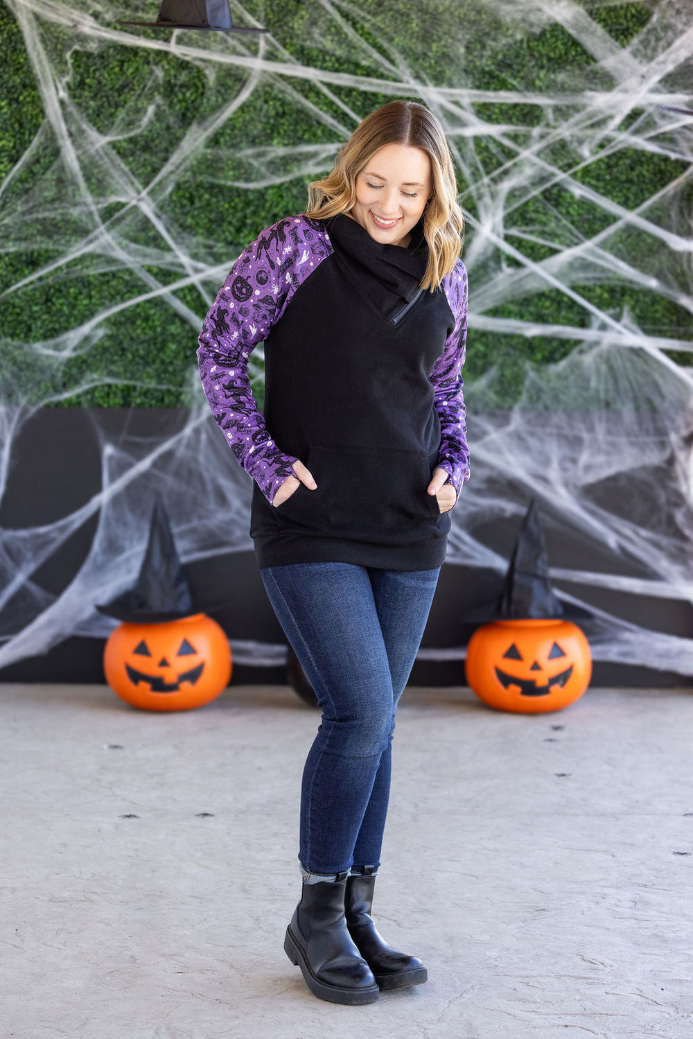 Spooky Season Zoey ZipCowl Sweatshirt *Online Exclusive*