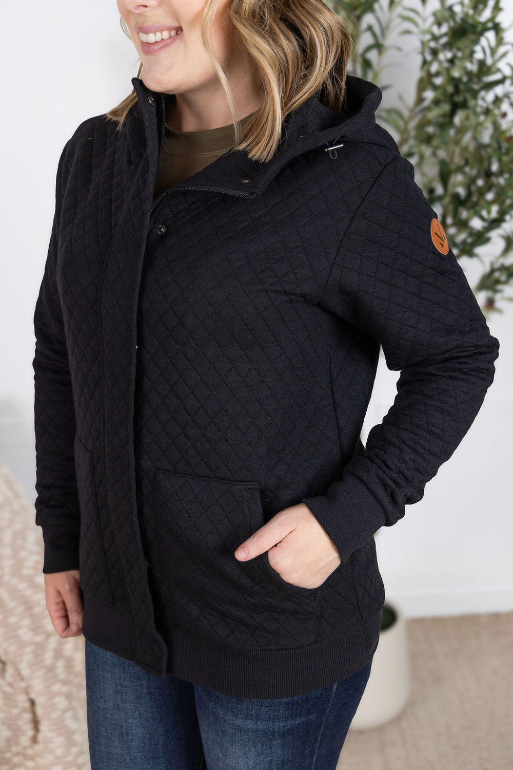 Kyla Zipper Snap Jacket
