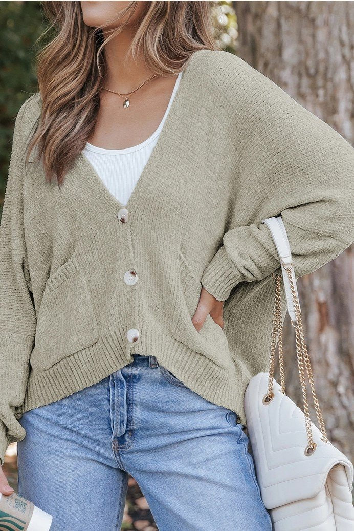 Oversize Soft Short Cardigan - 2