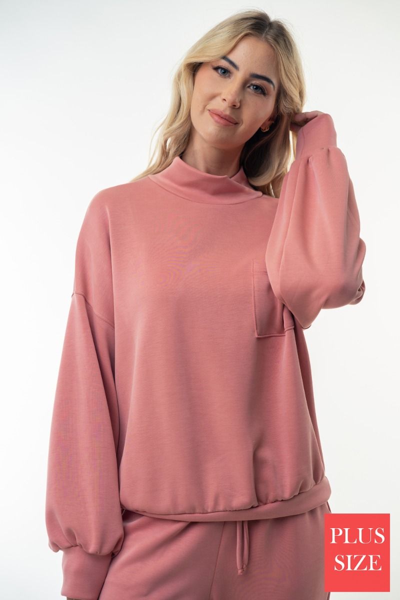 Don't Blush Mock Neck Top - 3