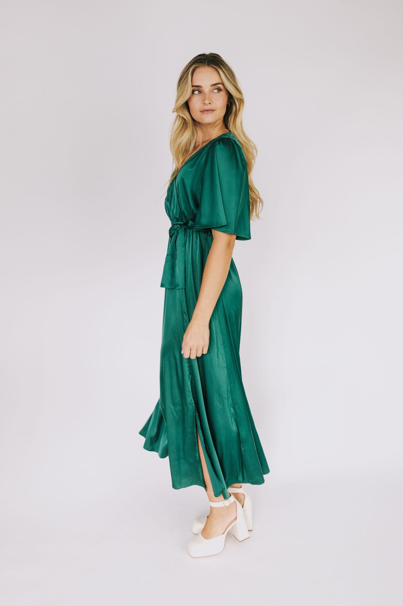 Satin Nights Maxi Dress - 4