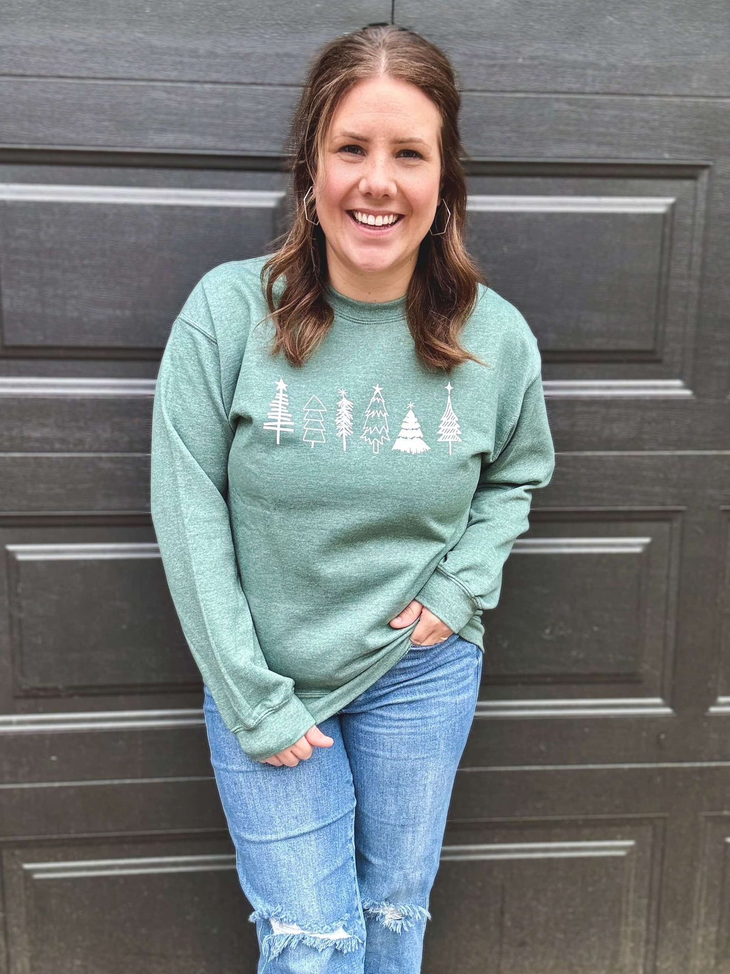 Christmas Trees Sweatshirt - 1