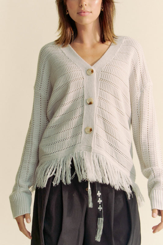 Fringed and Fantastic Cardigan - 1