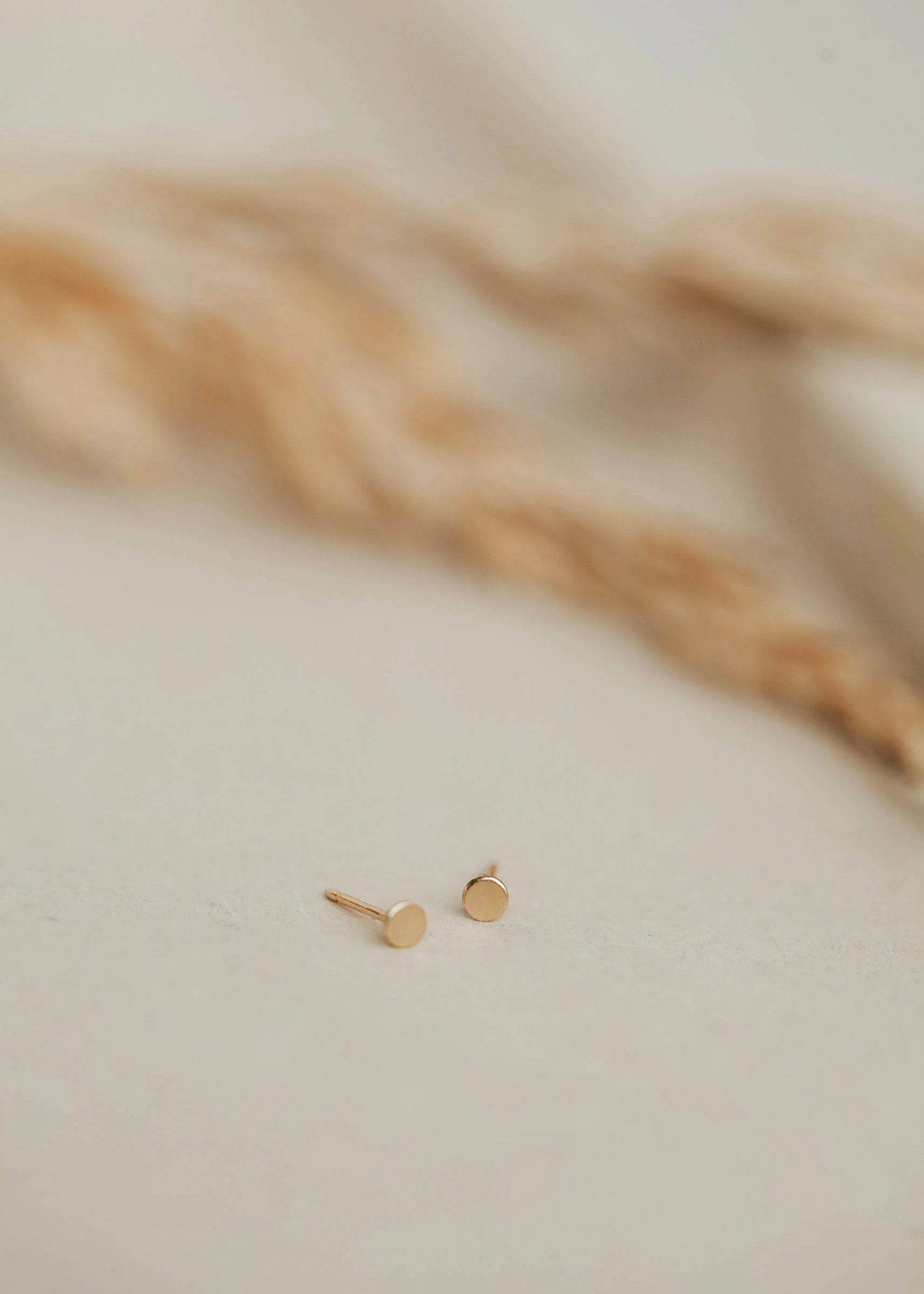 Tiny Dot Studs | 14kt Gold Fill + Sterling Silver