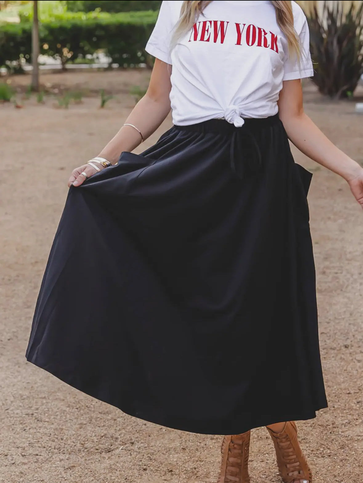 Maxi Pocket Skirt