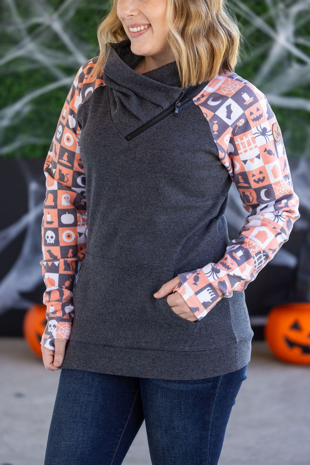 Spooky Season Zoey ZipCowl Sweatshirt *Online Exclusive*