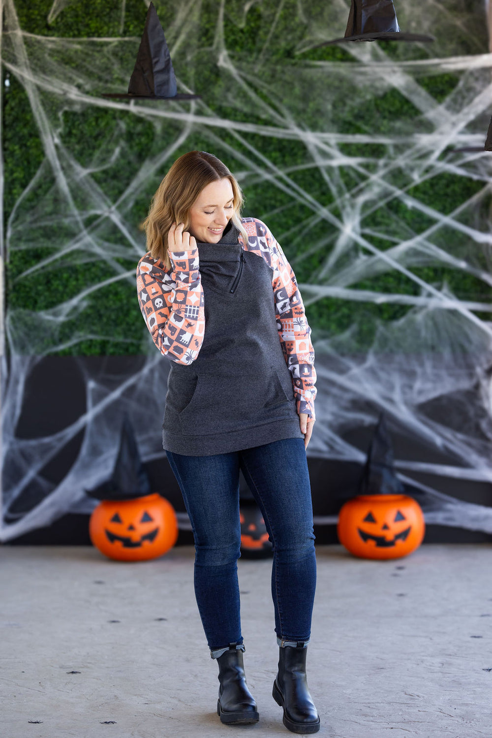 Spooky Season Zoey ZipCowl Sweatshirt *Online Exclusive*