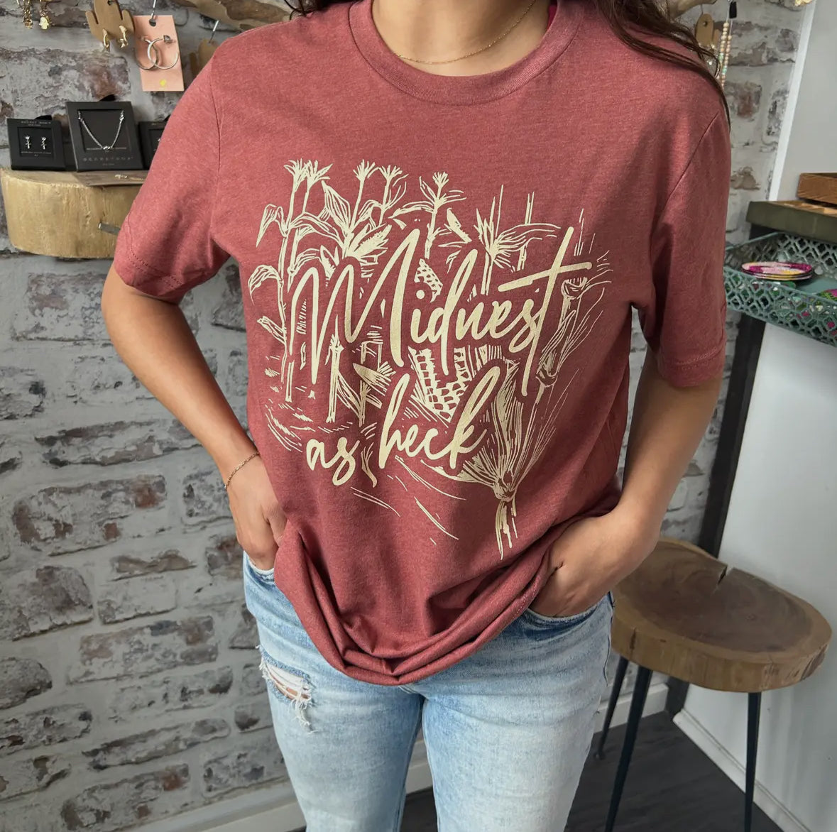 Midwest As Heck Graphic Tee
