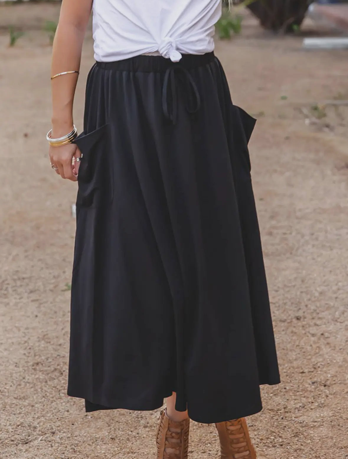 Maxi Pocket Skirt