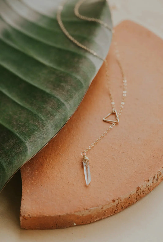 Nash Lariat Necklace | 14kt Gold Fill