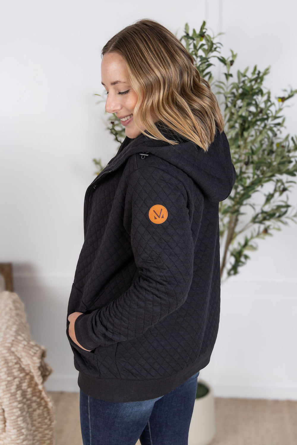 Kyla Zipper Snap Jacket