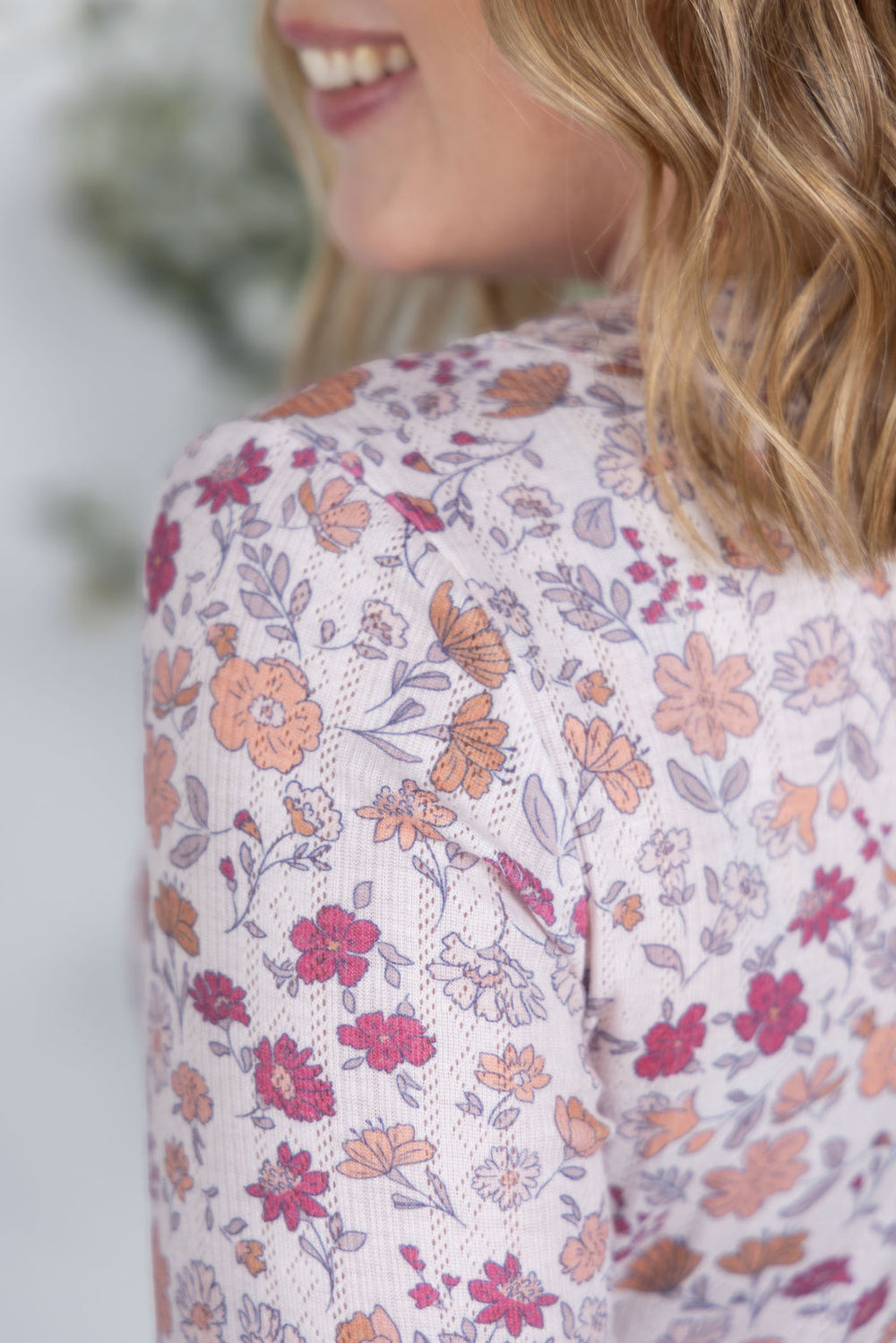 Button Snap Henley Top *Online Exclusive*