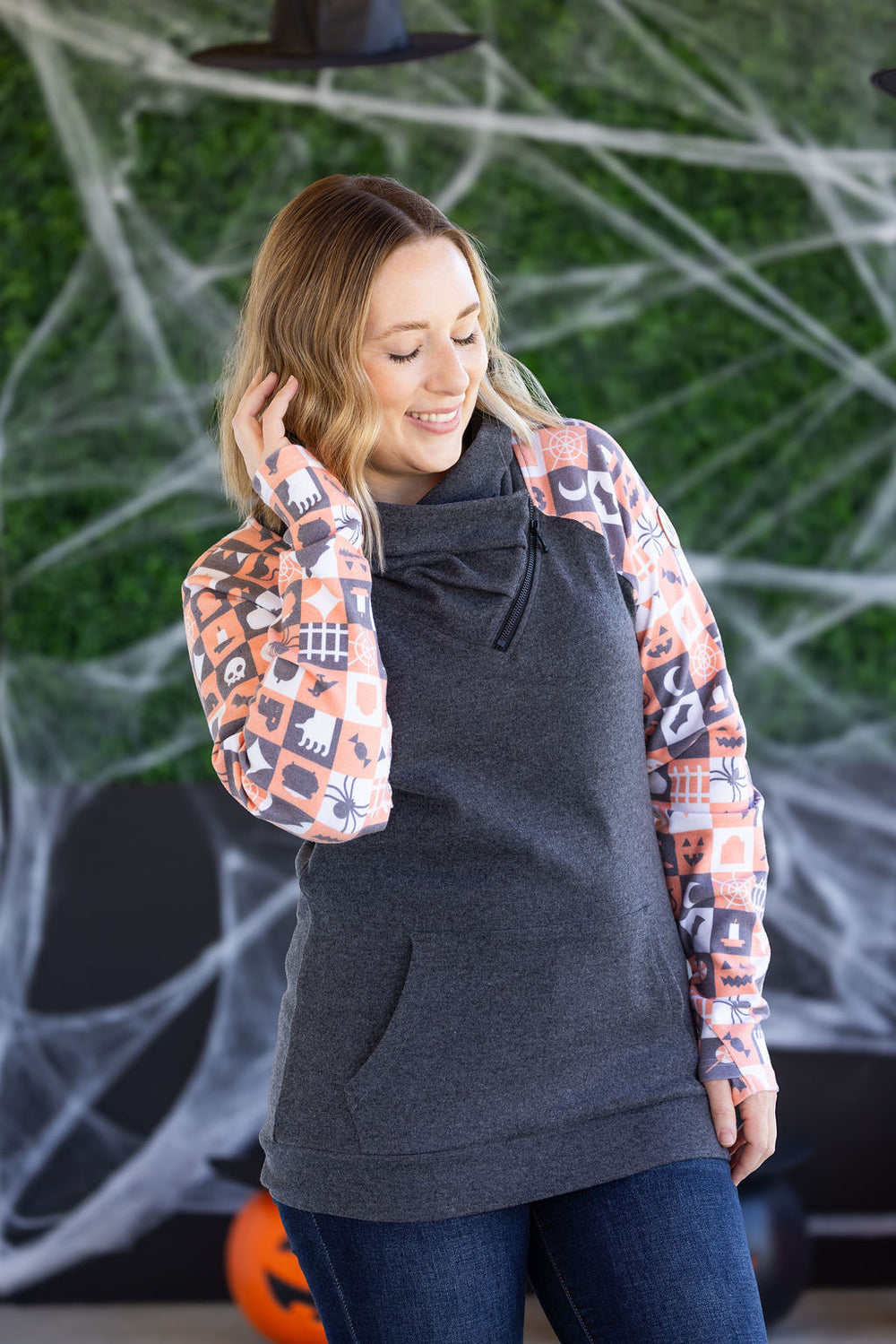 Spooky Season Zoey ZipCowl Sweatshirt *Online Exclusive*