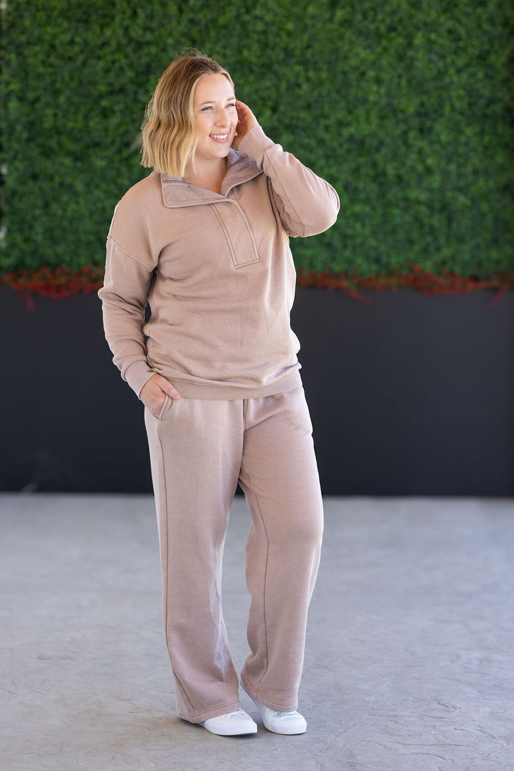 Jesse Wide Leg Vintage Wash Bottoms *Online Exclusive*