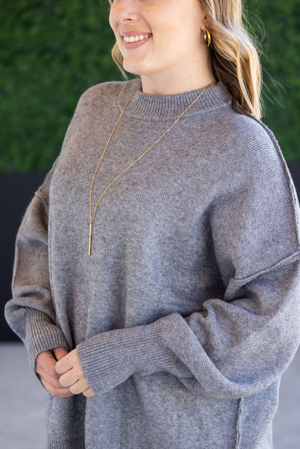 Aurora Cozy Sweater - Grey *ONLINE EXCLUSIVE*