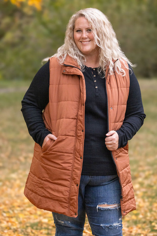 Harlow Long Vest