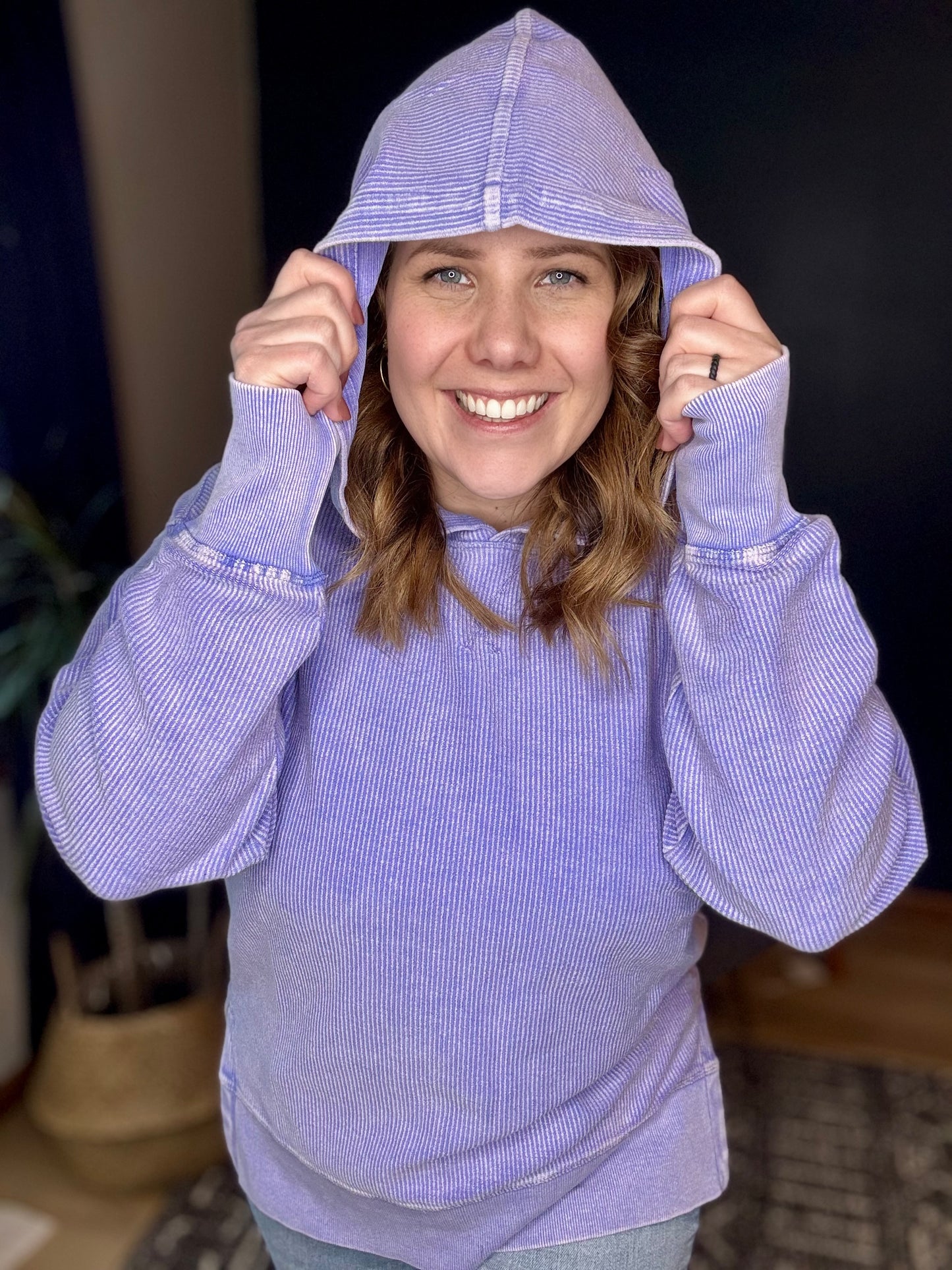 Nora Corded Hooded Top