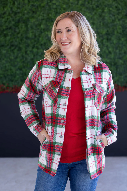Christmas Plaid Shacket