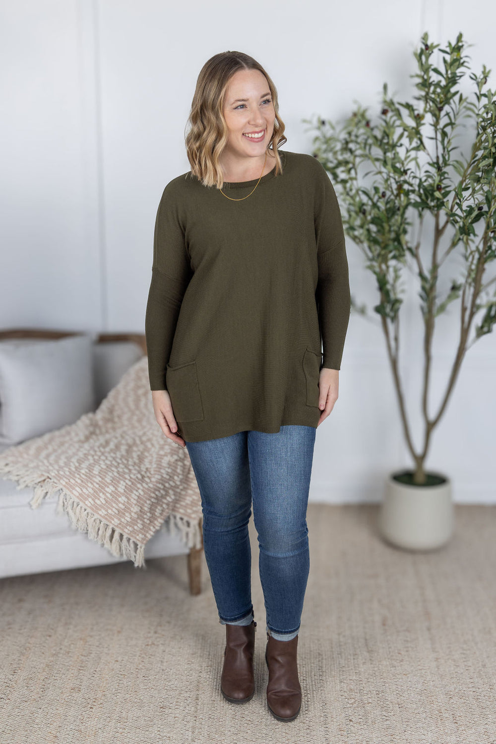 Naomi Pocket Sweater
