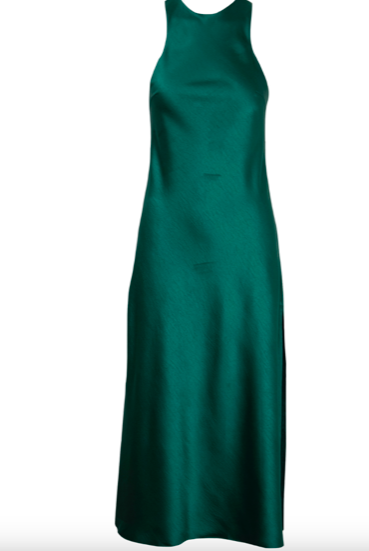 Shiv Bias Emerald Dress